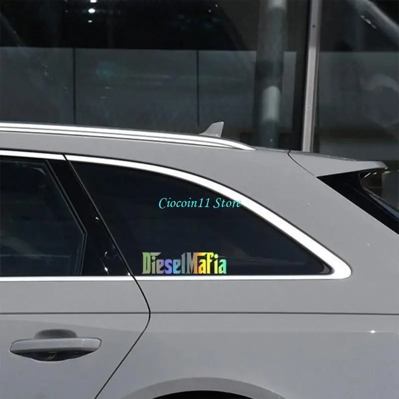 Y1UB Easy to clean Mafia Car Decal Smooth Surfaces Waterproof Vehicle Sticker for Easy Maintenance on Vehicles