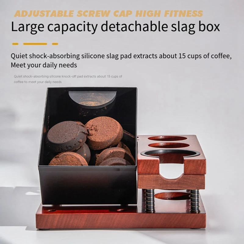 Espresso Knock Box For 51 54 58Mm Espresso Accessories, Detachable Espresso Organizer Box,Espresso Tamping Station