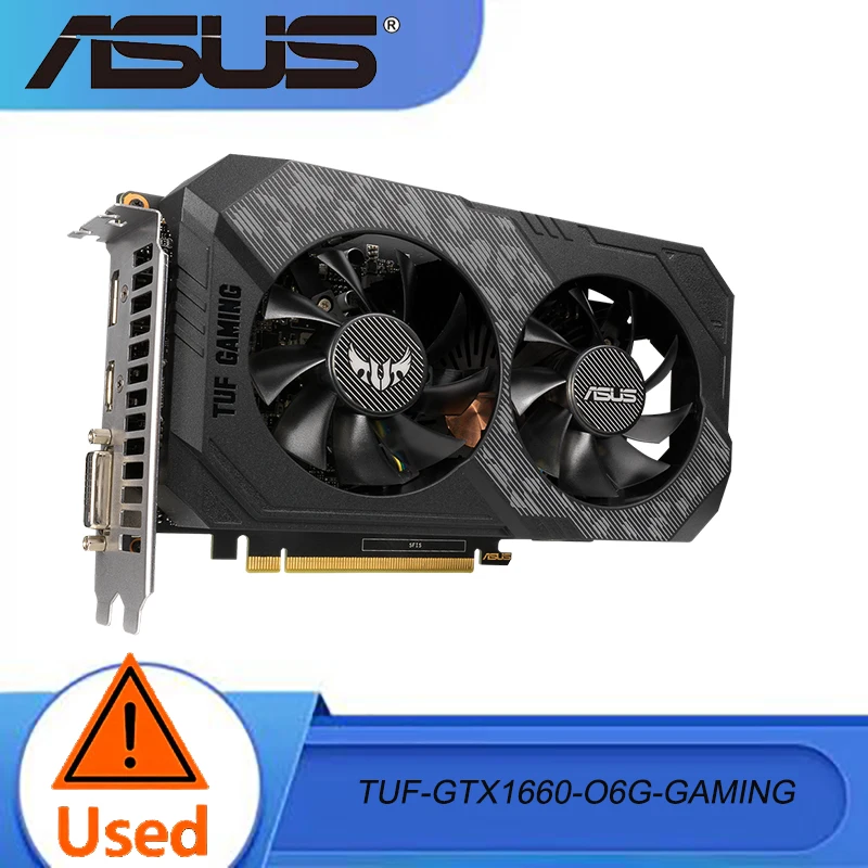 

ASUS TUF GAMING GeForce GTX 1660 OC Edition 6G Graphic Card