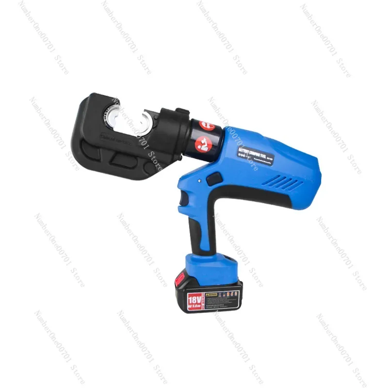 

Электрические гидравлические клещи, перезаряжаемые литиевые батареи EZ-400/300, портативные обжимные клещи для медных и алюминиевых клемм