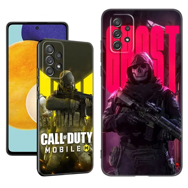 Hot Game Call Of Duty Case For Samsung A13 A22 A24 A32 A23 A25 A34 A35 A52S A53 A54 A55 A73 5G A12 A14 A15 A31 A33 A50 A51 A72