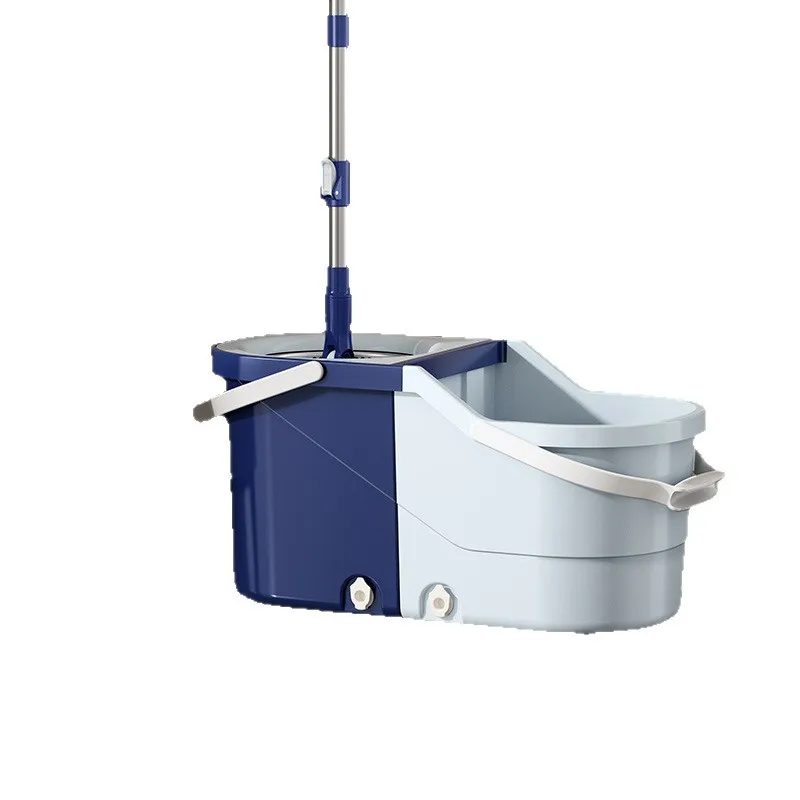 Foldable Swiveling Mop Bucket with Automatic Wringer Detachable Hands-Free Design for Easy Cleaning - Floor Cleaning Tool
