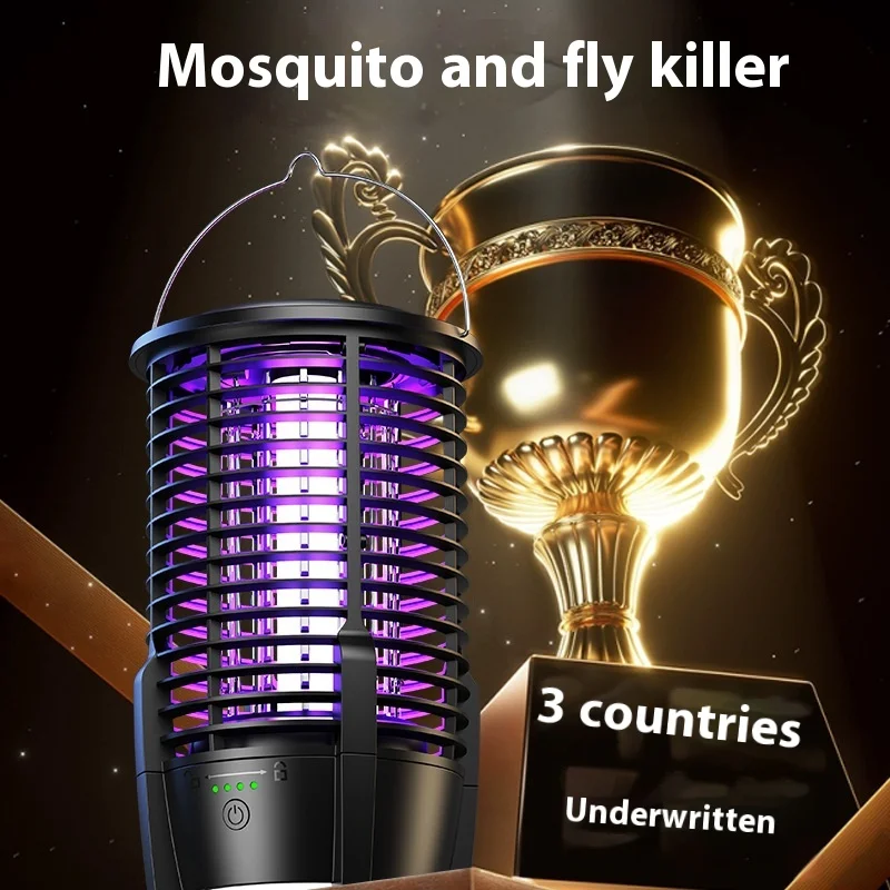 Rimozione Della Zanzara Luce Bug Zapper Rimozione Elettronica Della Zanzara Fly Zapper Trappola Per Zanzare Per La Casa Patio Cortile Campeggio