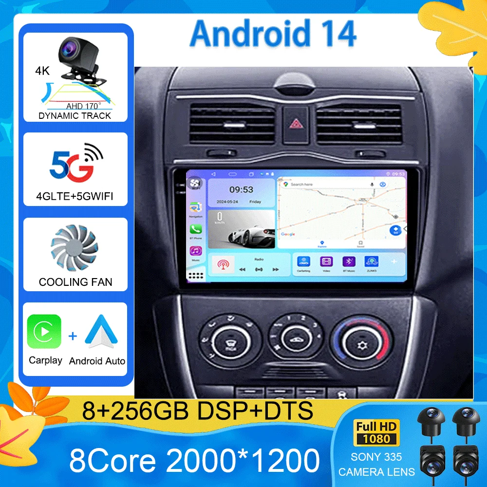 

Android 14 For LADA Granta Cross 2018 - 2023 Car Radio Multimedia Video Player Navigation stereo GPS No 2din 2 din dvd