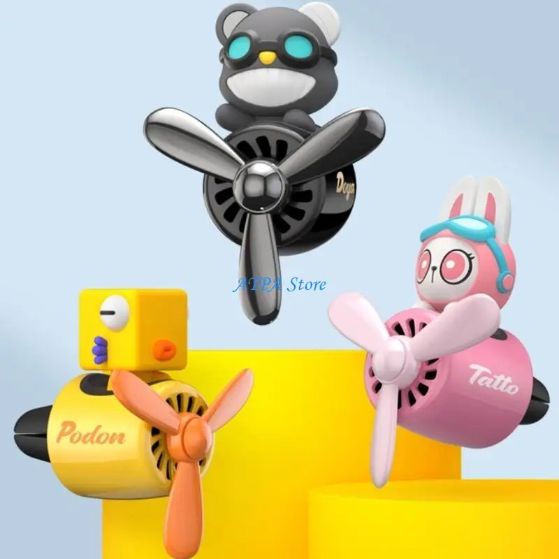 

U13C Auto Air Outlet Flying Bear Freshener Holder Interior Trims Air Outlet