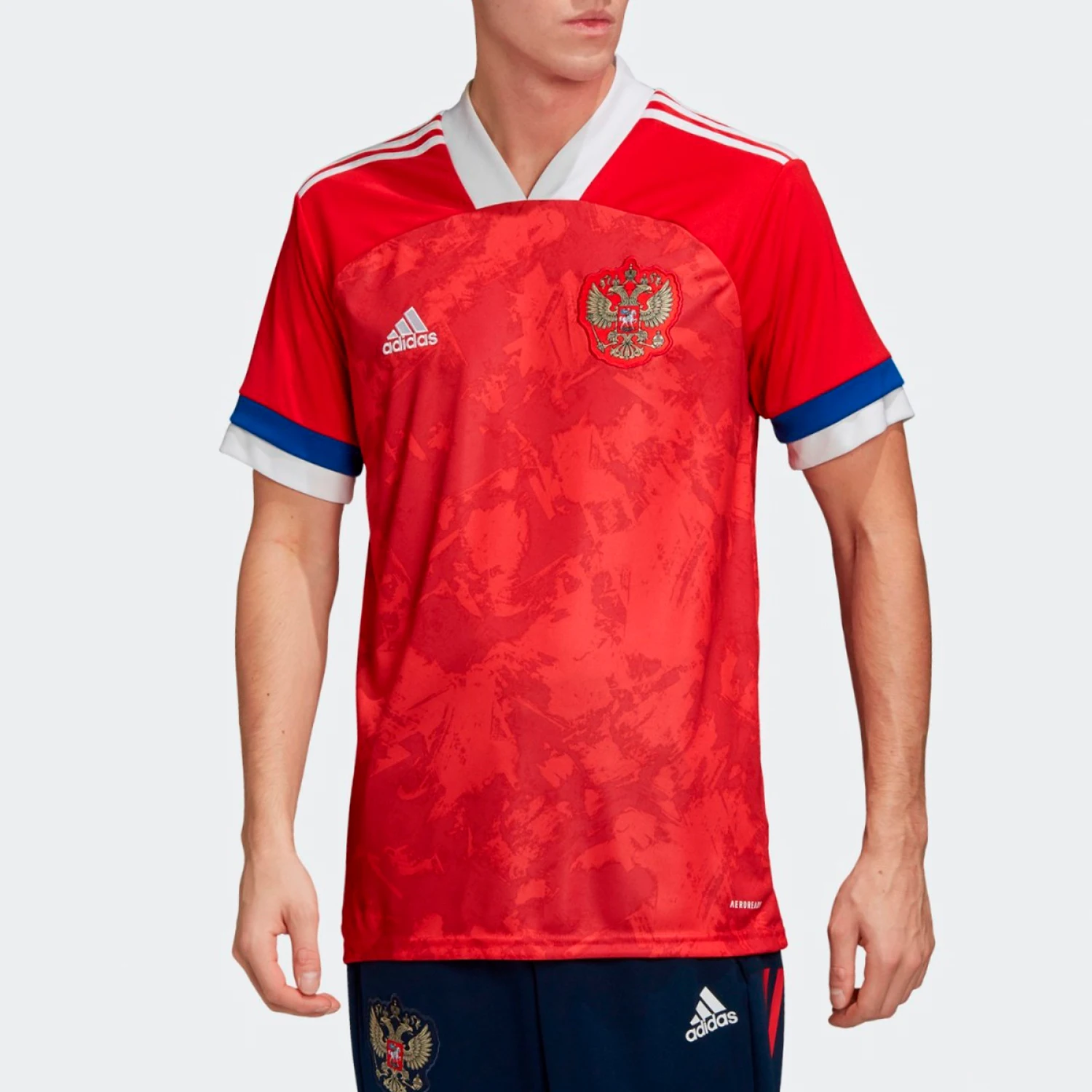 

Adidas Authentic RFU H JSY Men's Russia Home Sports Short Sleeve FK4440