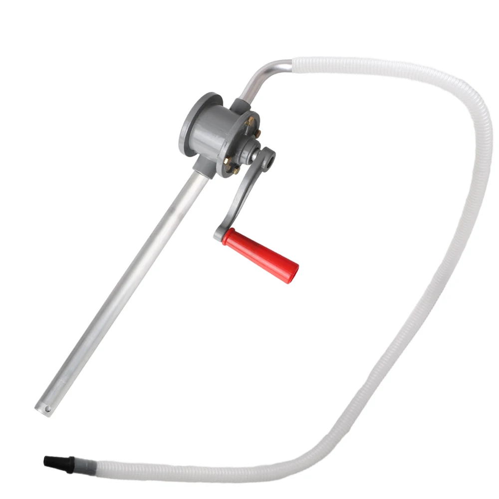 Siphon Sucker Transfer ​Manual Oil Pump Vacuum Hand Pumps Car-styling Gear Oil Injector With Oil Hose Hand Crank Tools Aluminum