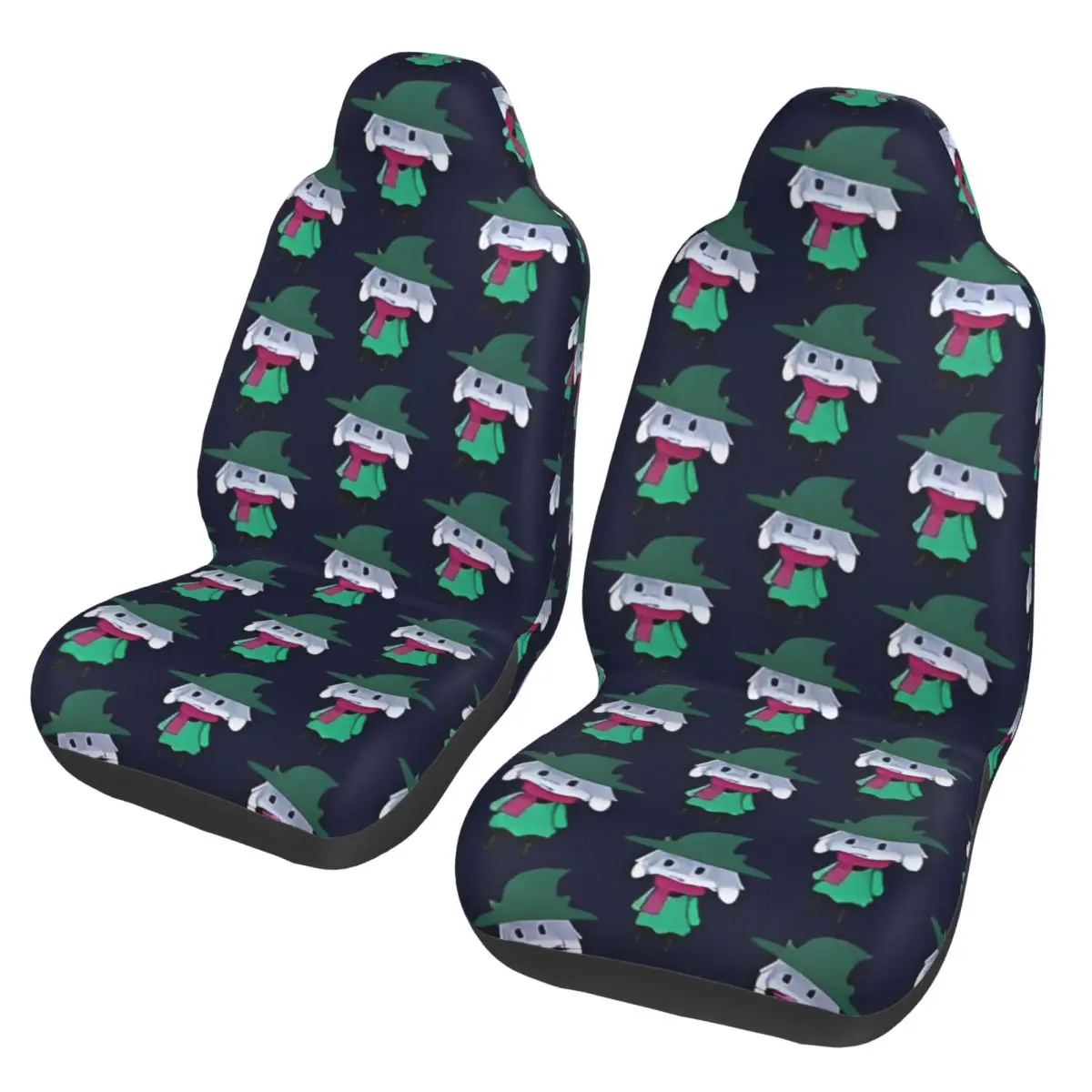 Deltarunes - Ralsei Universal Car Seat Cover Off-Road Suitable For All Kinds Models Games Seat Covers Fiber Car Accessories