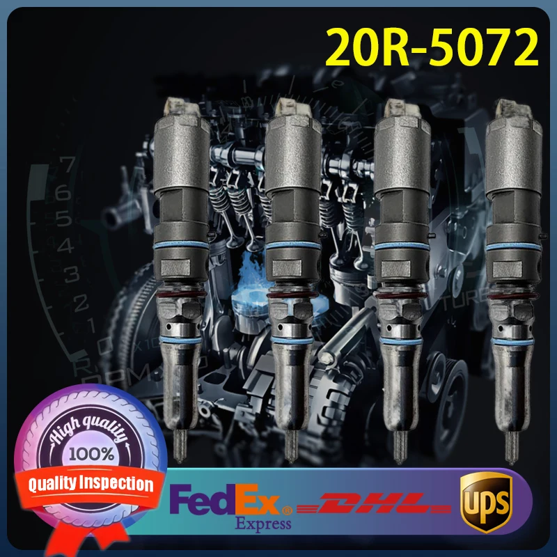 

1pcs Common Rail Fuel Injector 456-3524 20R-5072 for Caterpillar CAT Engine C9.3 Tractor 627H 637K 637K 627 637 627K LRC Truck