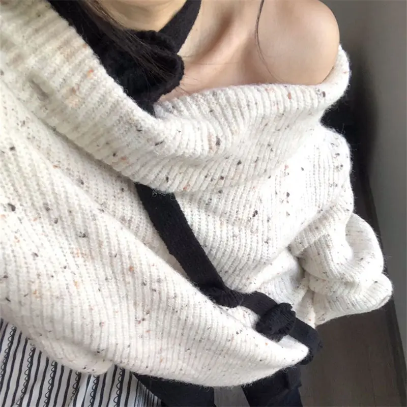 Sweaters Jumpers Pullovers Woman Zip Cotton E-Girl Style Boxy Street Urban Y2K Fashion Fashions Celebrity Winter Youth Cultural