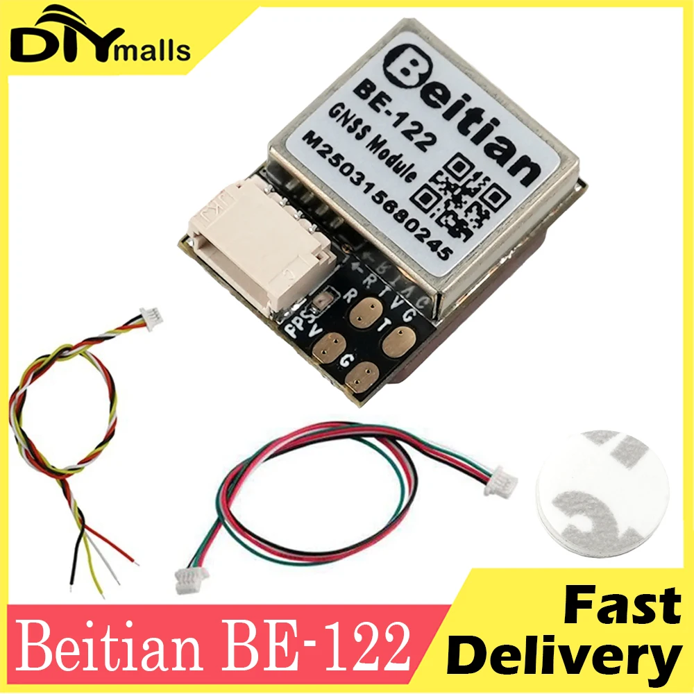 

Beitian GPS Module BE-122 M10 GNSS GPS Antenna Receiver with Flash for Flight Controller FPV UAV PX4 PIX32 RC Drone
