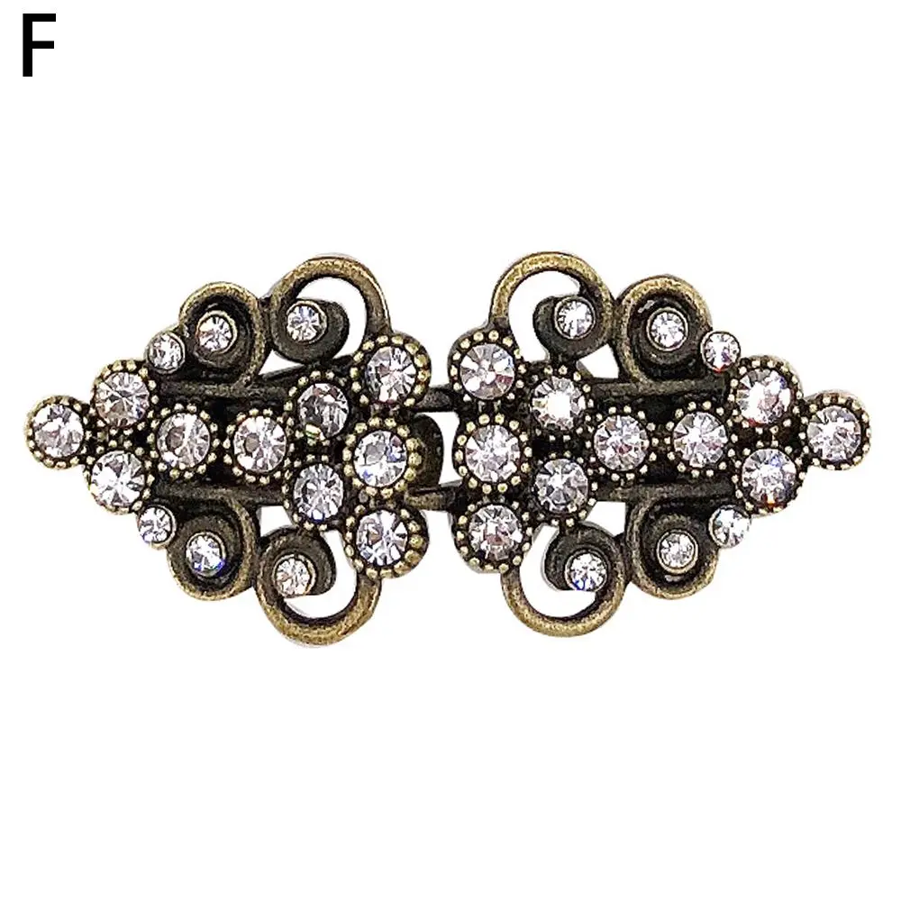 Brooches & Pins Shawl Collar Clasp Dress Shirt Clips ​for Women Girls Sweater Swirl Clip Brooch Cape Cloak Clips Cardigan Clip