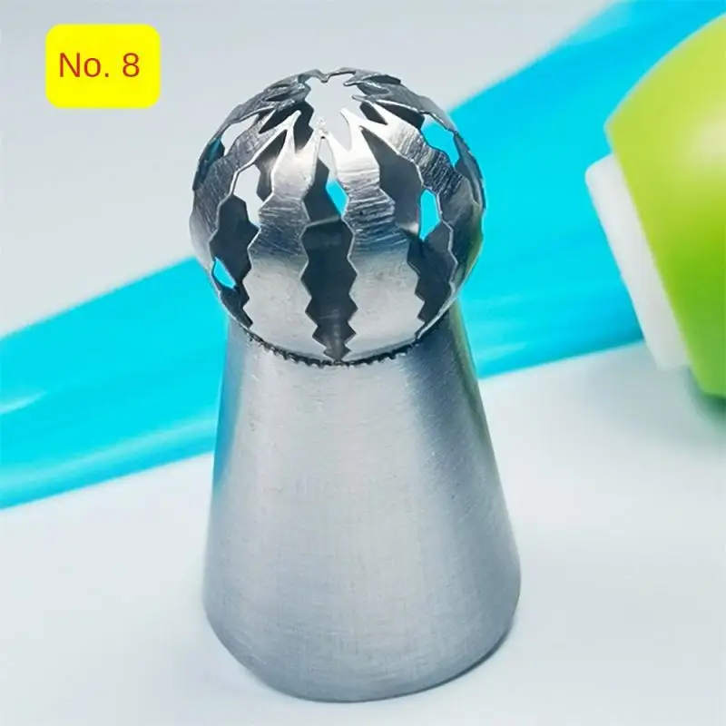 Russian Piping Nozzle 3 Styles Sphere Ball Icing Confectioners Pastry Tips Sugarcraft Cupcake Decorator Kitchen Bakeware Tools