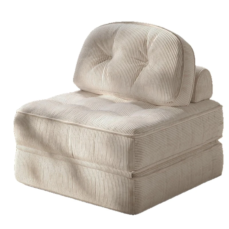 Folding sofa bed with pillow integrated matching design sitting and sleeping multi-functional sofa