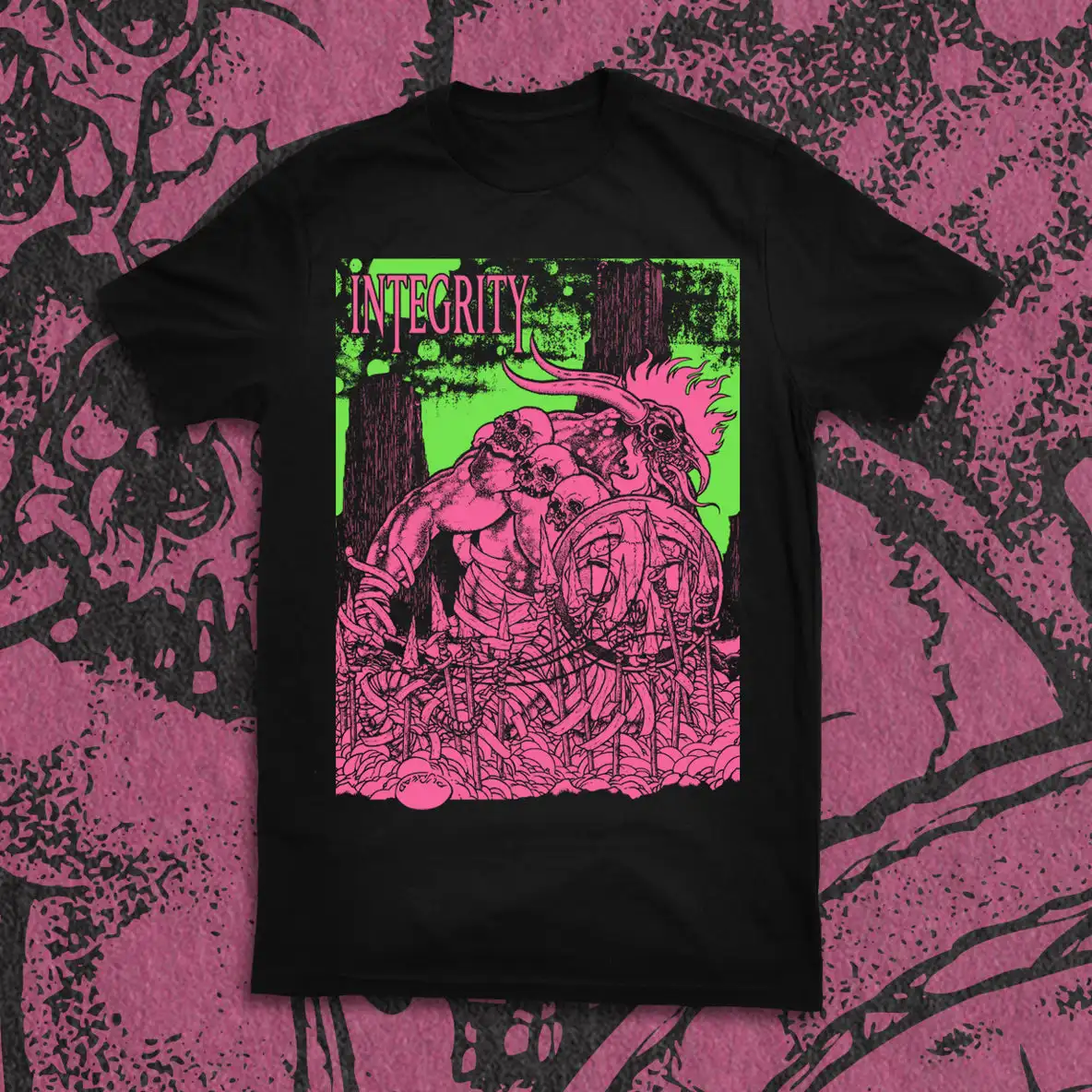 

INTEGRITY "HUMANITY IS THE DEVIL" BRIGHT SHIRT