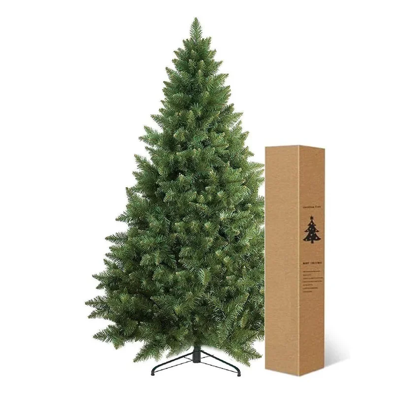 Christmas Tree Premium Xmas Tree with Metal Stand Lightweight and Fir Assemble Tree Bodied Full to Easy Christmas