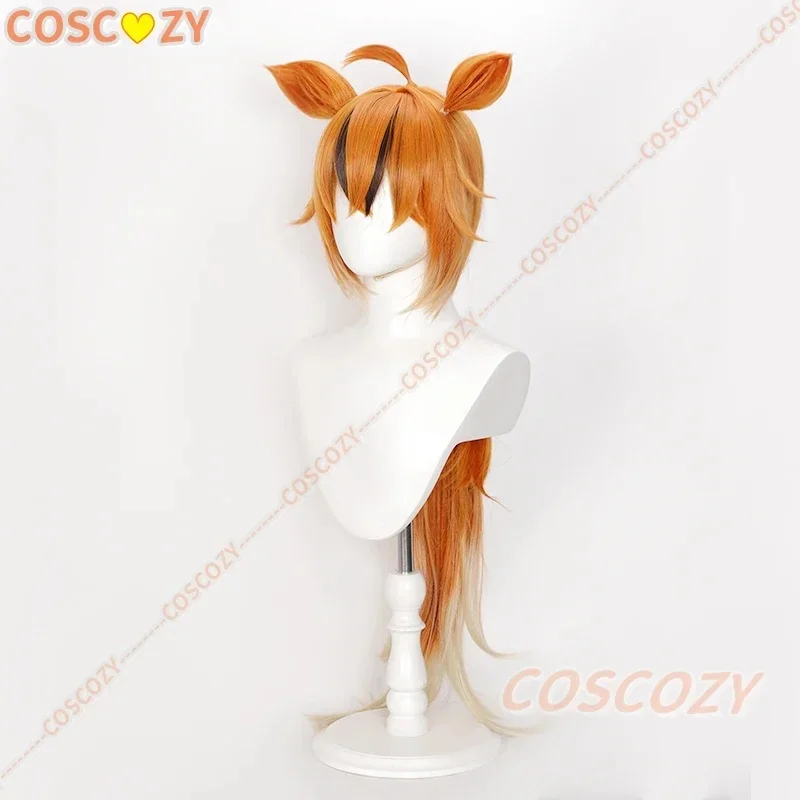 4;f'5,v\6.b/CosplayGame Arknights Windscoot Cosplay Wig with Detachable Ears & Ombre Gradient Heat Resistant Synthetd;6'v\7.b'j/