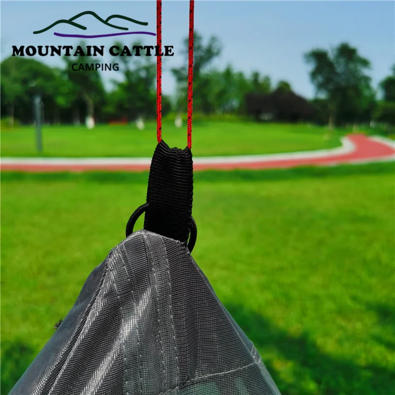 Ultralight Inside Pyramid Tent Rodless Camping Teepee Inside Tent Outdoor Portable Backpacking Summer Mesh Tent 220*85*140cm image 6