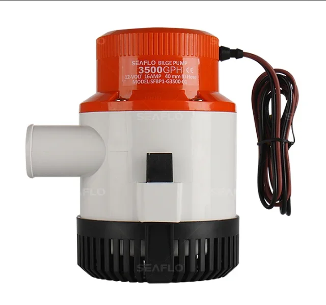 

SEAFLO Electric Ac Dc 24v 12v Solar Bilge Pump 3500gph Drain Water Pump