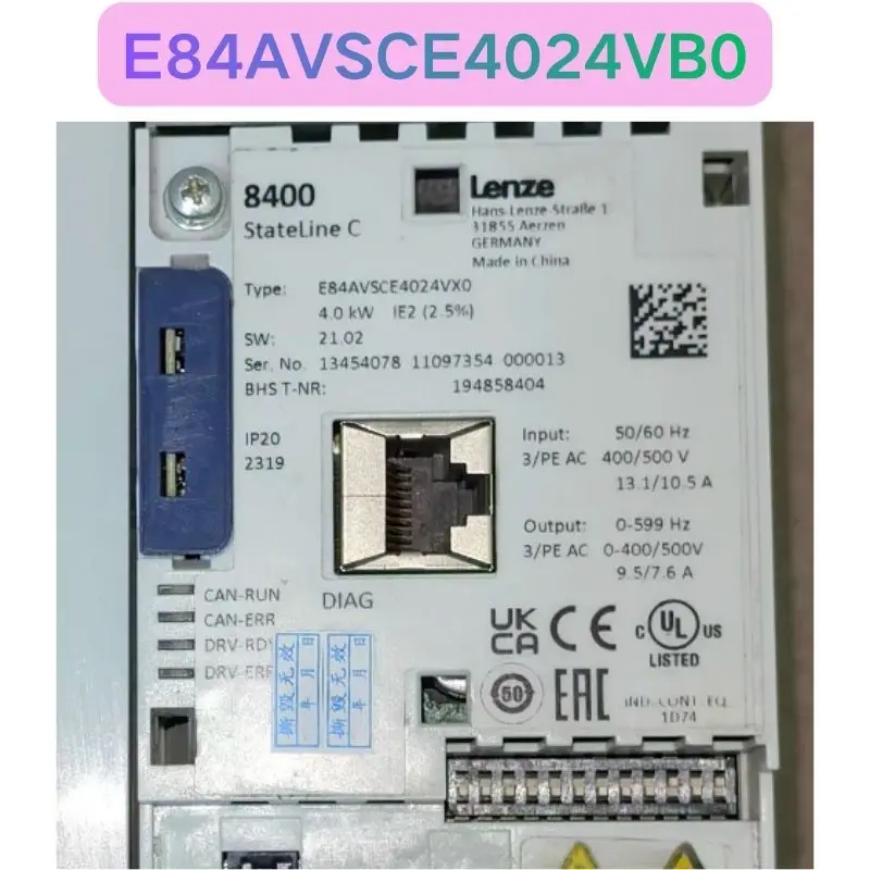 

Б/у инвертор E84AVSCE4024VB0, функциональный тест пройден, быстрая доставка.