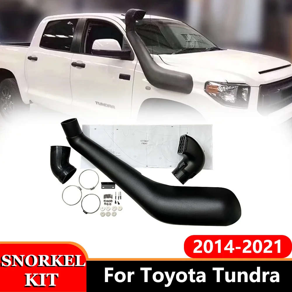 Air Intakes Snorkel Kit for Toyota Tundra 2014 2015 2016 2017 2018 2019 2020 2021 Air Pipe Takes Auto Pickup 4X4 Car Accessories