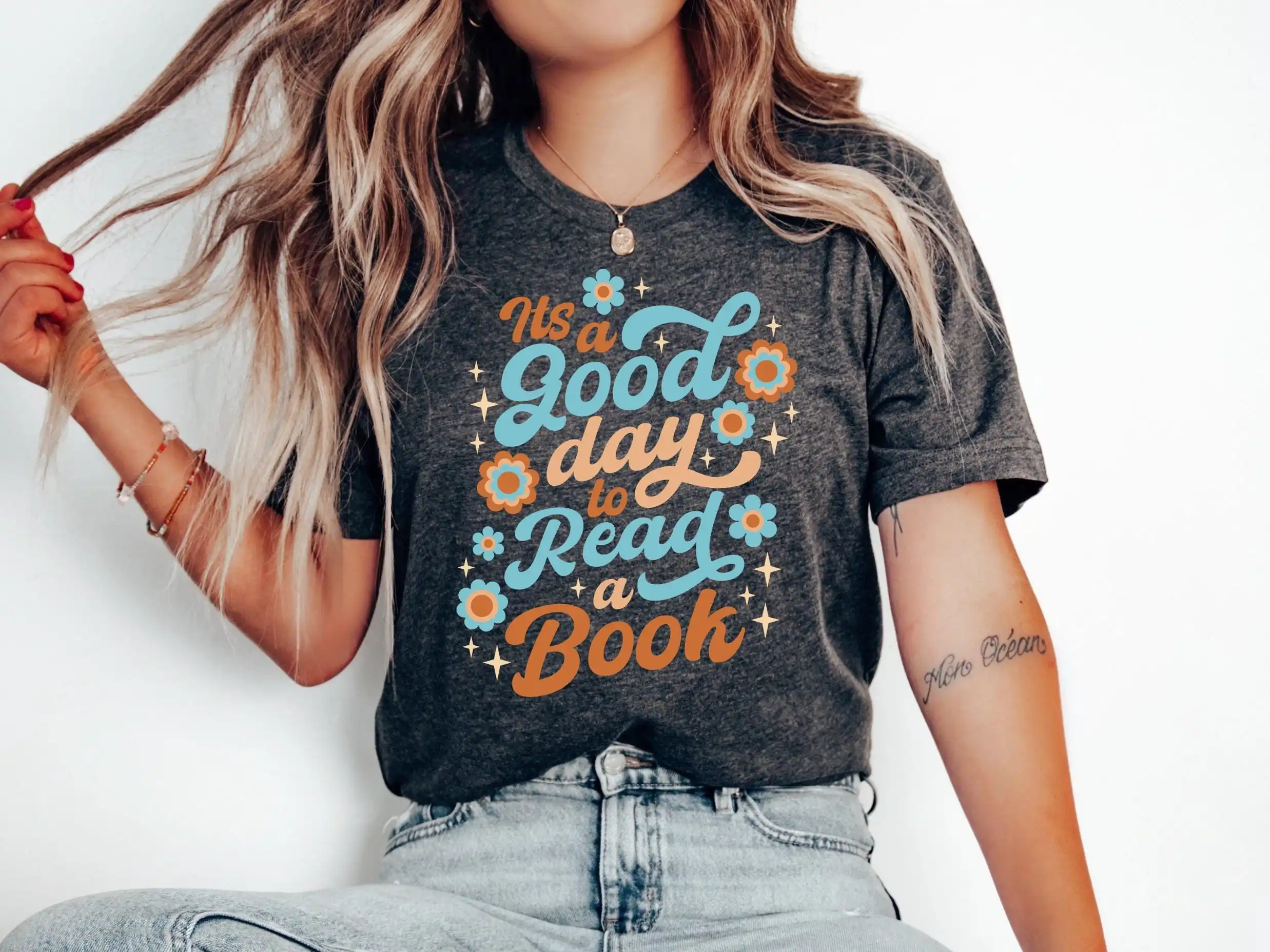 Bookish Funny Reading T Shirt Book It'S A Good Day To Read Librarian S Cute Trending Now For Womens