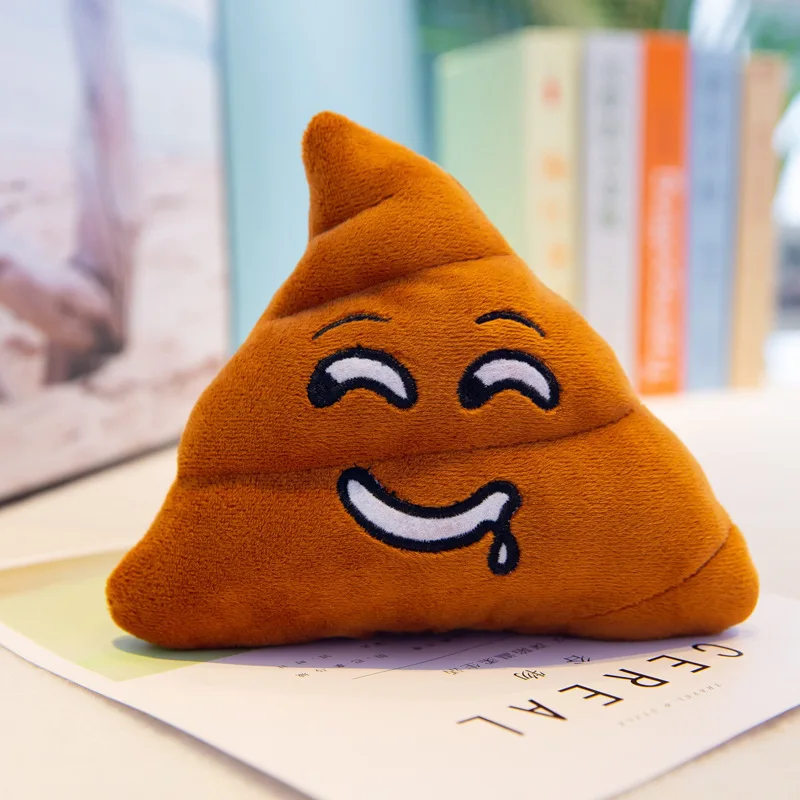 Poo Expression Plush Toys Funny Freative Poo Stuffed Doll Send Friend Children Birthday Christmas Gift Back to School Anime Gift