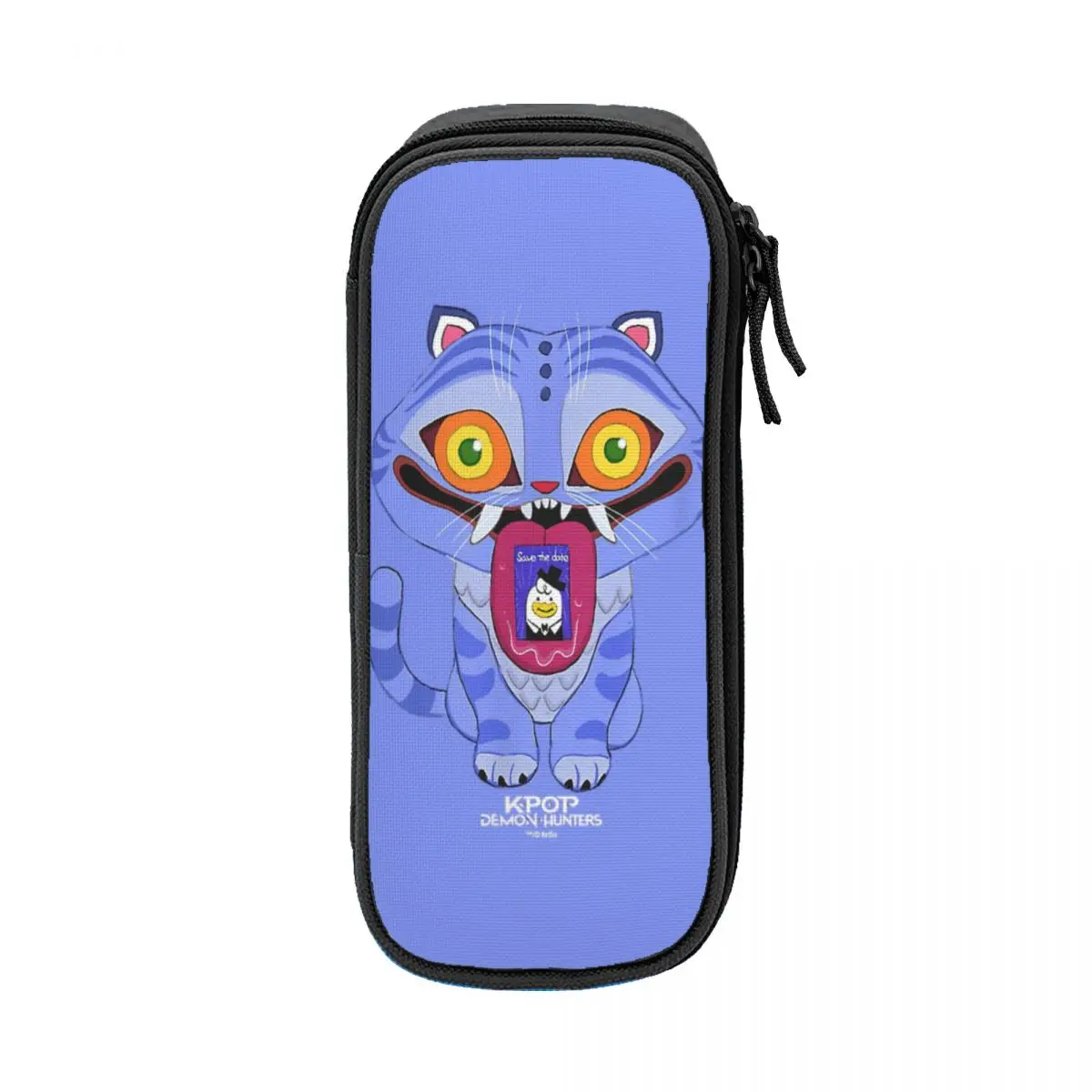 K-Pop شيطان الصيادين القط مقلمة صندوق القلم أكياس طالب تخزين كبير الطلاب مدرسة هدية pencelcases #6
