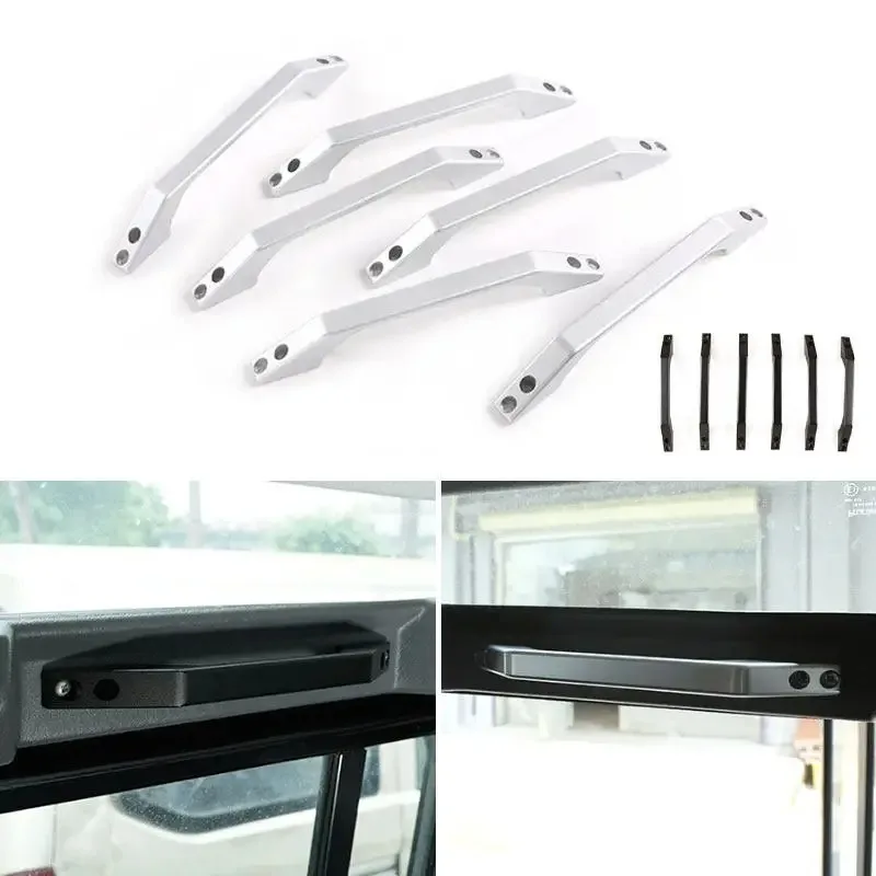 for Land Rover Defender 90 110 130 2004 - 2015 2016 2017 2018 6pcsFront Rear Door Car Roof Grab Handle Repacement Accessories