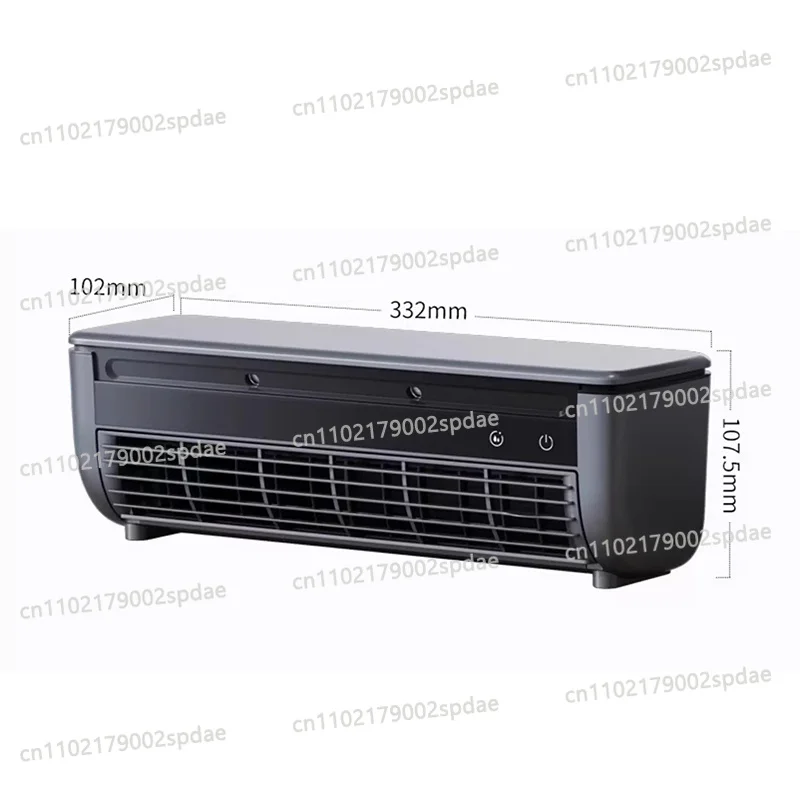 Installation-Free Wall Mount Compact Kitchen Air Cooler Fan Semiconductor Ice Mist Cooling Air Conditioner Fan