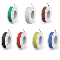 5m 10m 20m Super Soft Silicone Cable 14 16 18 20 22 AWG Copper Wire White Red Black Green Blue Yellow Colorful Electrical Line