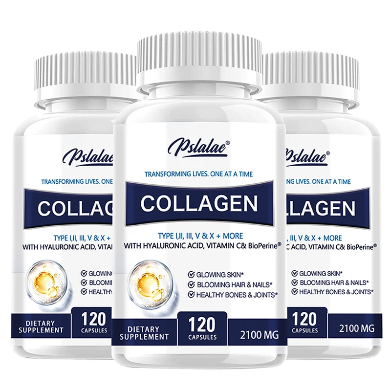 

Collagen Capsules - Promotes Healthy Skin, Joints, Hair, Nails, Antioxidants
