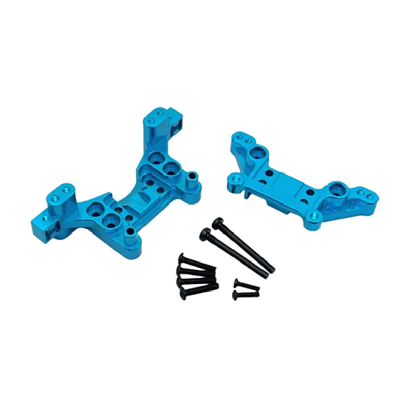RC Auto Vorder- und Hinterradaufhängungshalterungs-Set Passend für MJX1/16 16213 16218 16207 Ferngesteuerte Auto-Teile Metall-Upgrade