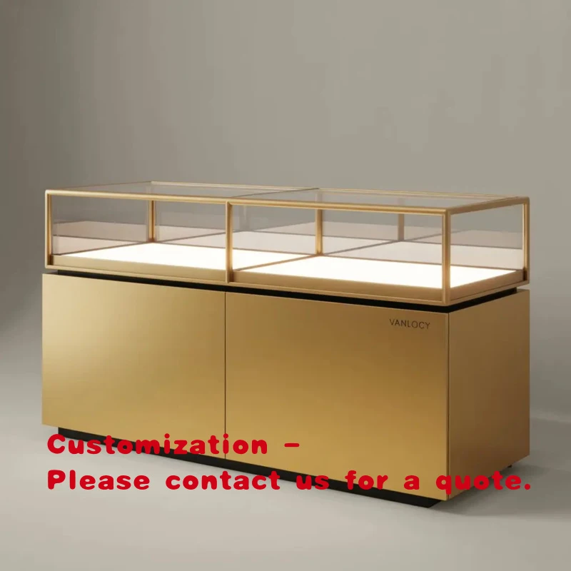 custom.Jewelry Showcase Display Cabinet Drawers Tower Display Watch Showcase