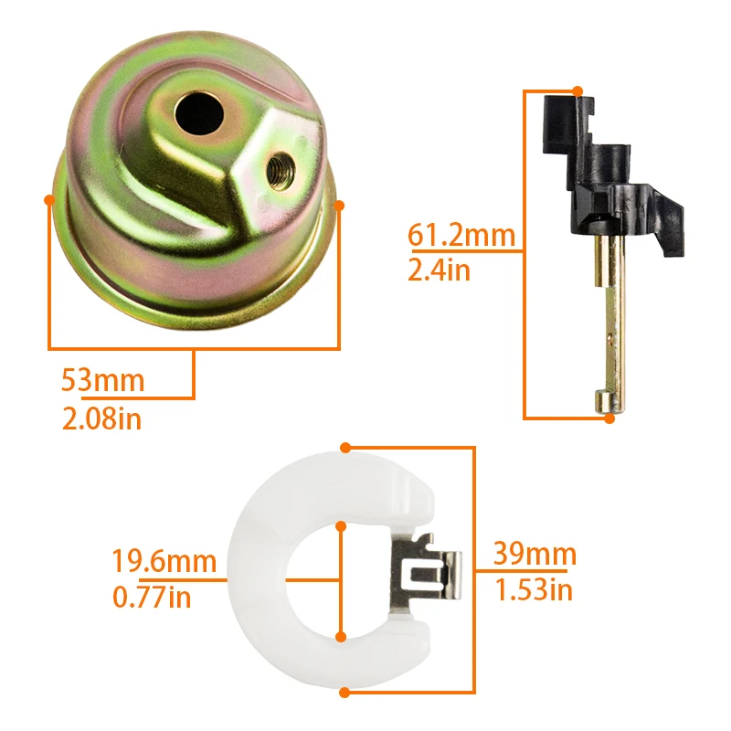 1 Set Lawn Mower Carburetor Repair Kit Replacement With Needle Bowl Float Gasket Seal Pin For Honda GX120 GX160 GX200 Engine view 2