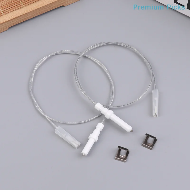 1Pc Gas Cooktop Stove Spare Igniter Electrode Spark Plug With Wire Ignition Ceramic Pin Ceramic Height 35mm 40mm For Gas Cooker