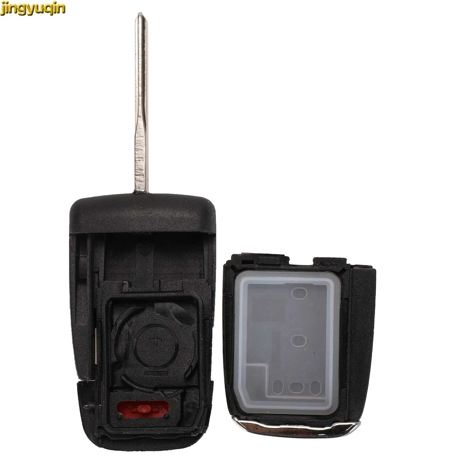 Jingyuqin Çevirme Uzaktan Modifiye Araba Anahtarlık Kabuk Chevrolet Caprice Holden Commodore VE 3 Düğme + Panik 4 Düğmeler