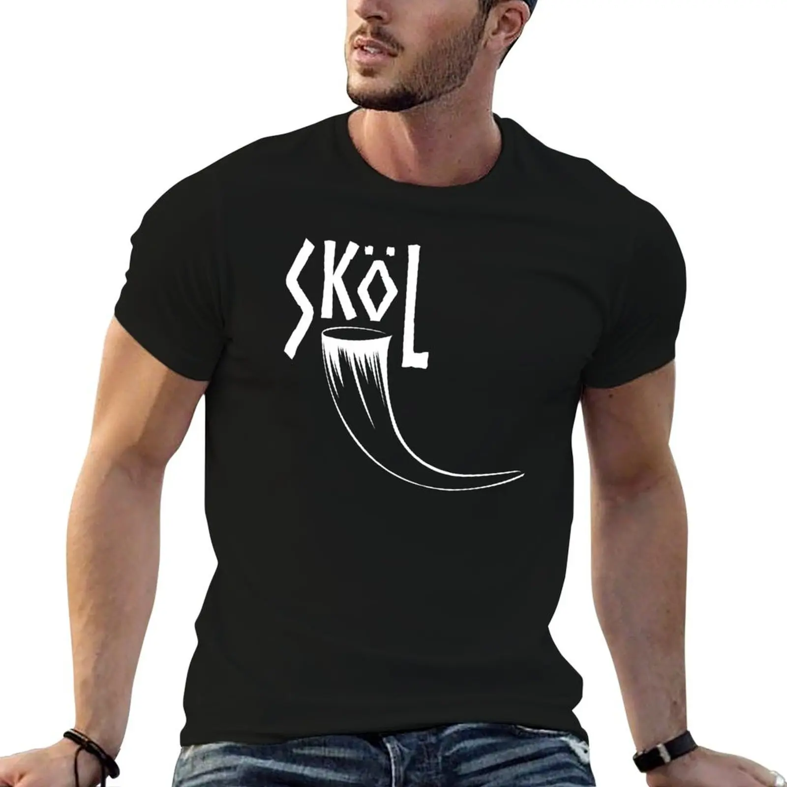 

SKOL! T-Shirt man t shirt luxury t shirts for man graphic funny t shirts for man pack white T-Shirt