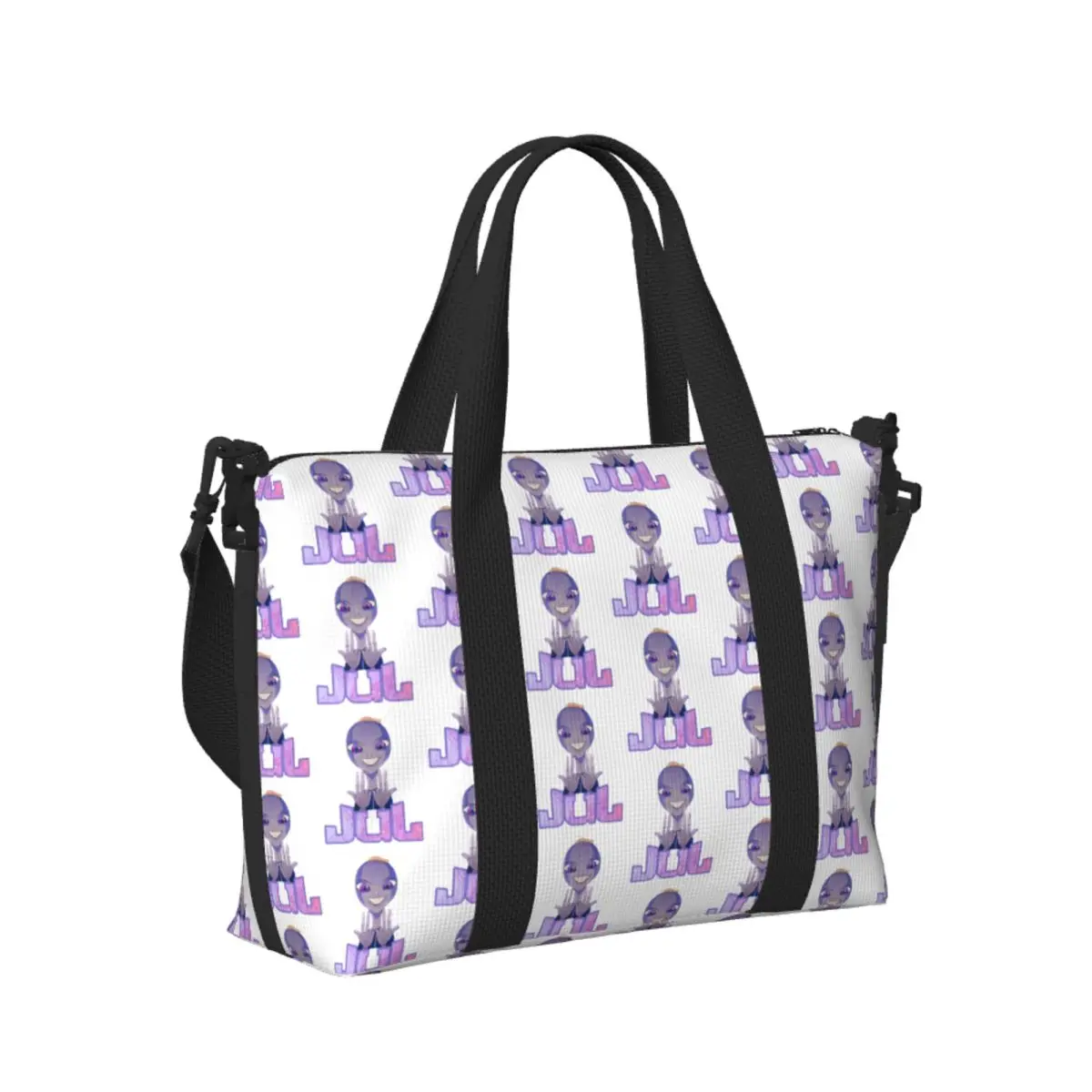 

Custom Jul Beach Travel Bag Large Capacity Tote Bags for Gym Yoga Women Shopping Duffle Shoulder Bag
