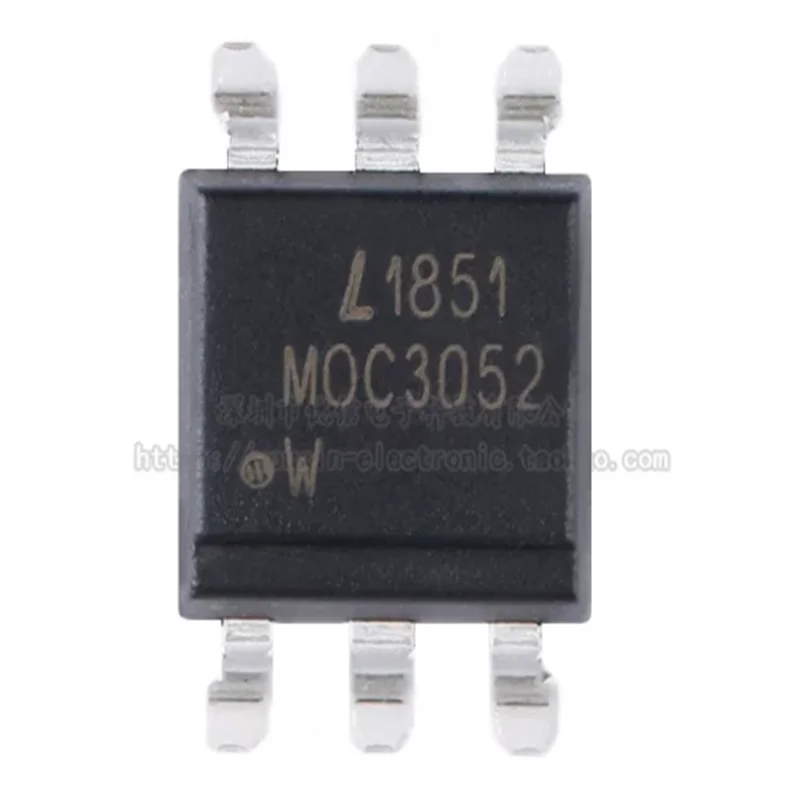 MOC3052 EL3052 DIP6 MOC3052S-TA1 EL3052STA SOP6 Triac Output Optocoupler Can replace MOC3052M MOC3052SR2M