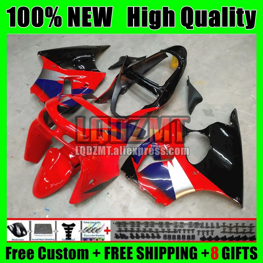 Factory Red Body For KAWASAKI NINJA 600CC ZX600 ZX636 42No.0 ZX 636 6 R 600 CC ZX 6R ZX-636 ZX-6R ZX6R 98 99 1998 1999 Fairing