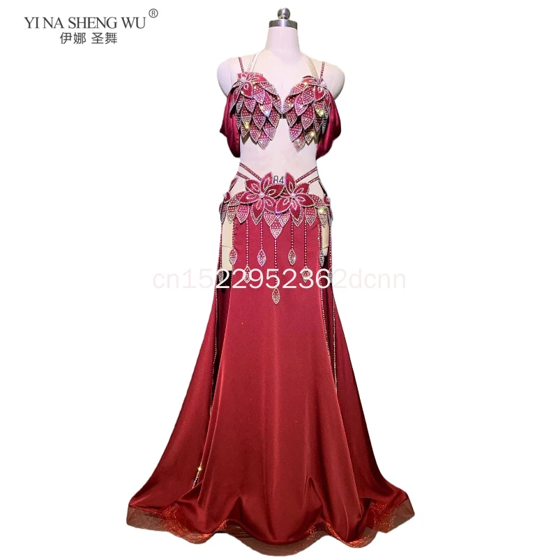 

Женский индивидуальный комплект для пожилых танцев AB Stones, костюм для выступлений для взрослых и детей, одежда для соревнований по восточных танцах