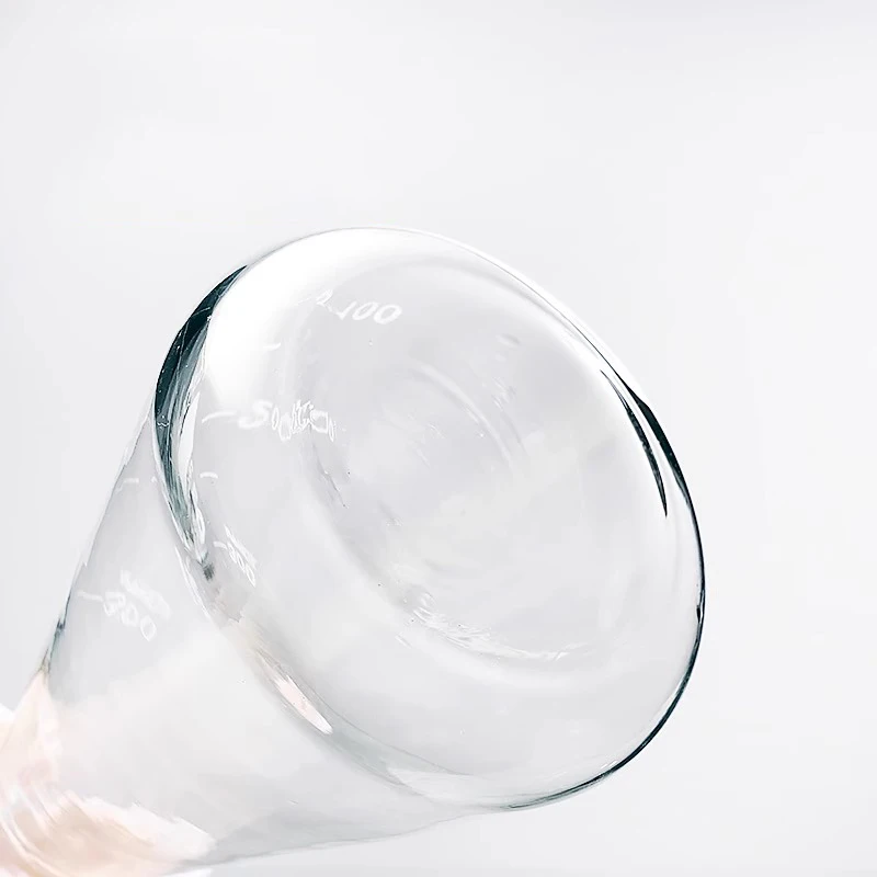 1pc 50ml to 1000ml Laboratory Borosilicate Erlenmeyer Glass Triangular Flask Conical Flask Chemical Experiment Container