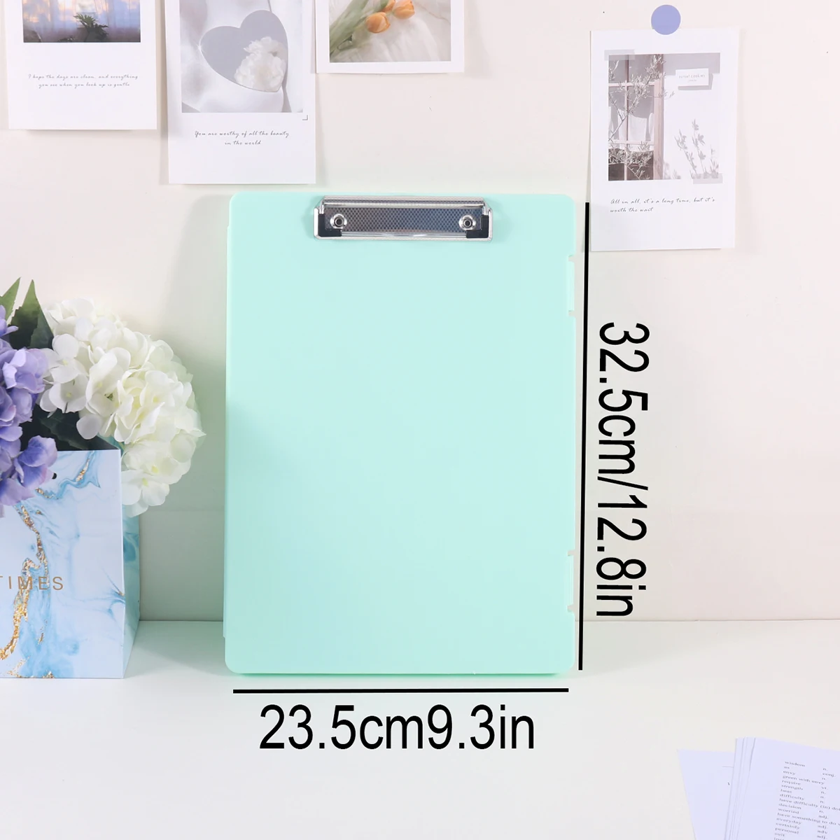 A4 Stationery Storage Box 4-in-1 File Folder Ruler Writing Board Study Materials Exam Paper Organizer Back-to-school Supplies