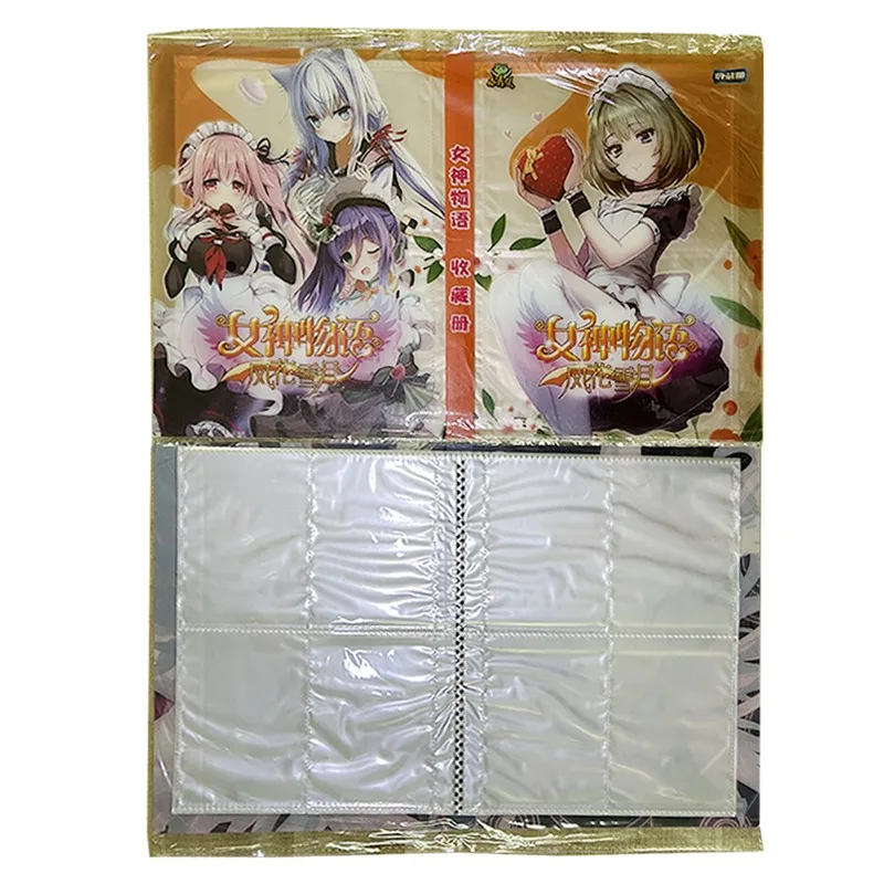 Goddess Story Collection Card Album 20Pages 80PCS Card Holder Book Collection Playing Game Book Top Loaded List Kids Toys Gifts