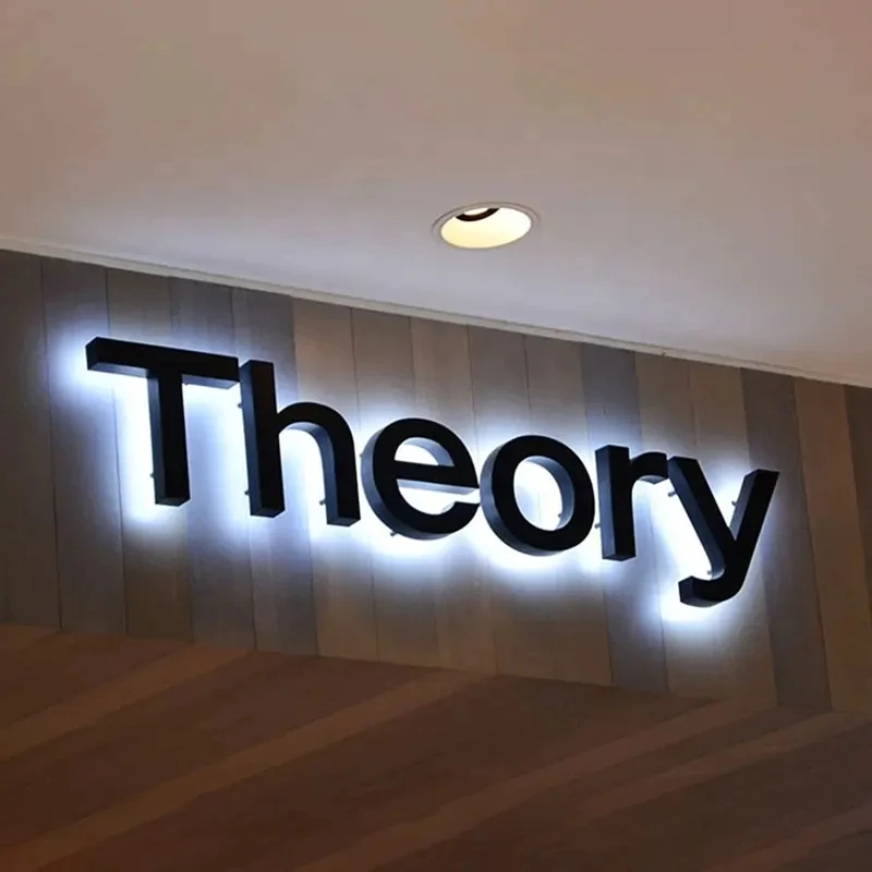 Customized 3D stainless steel gold letters, silver letters, personalized identification signs, factory direct sales