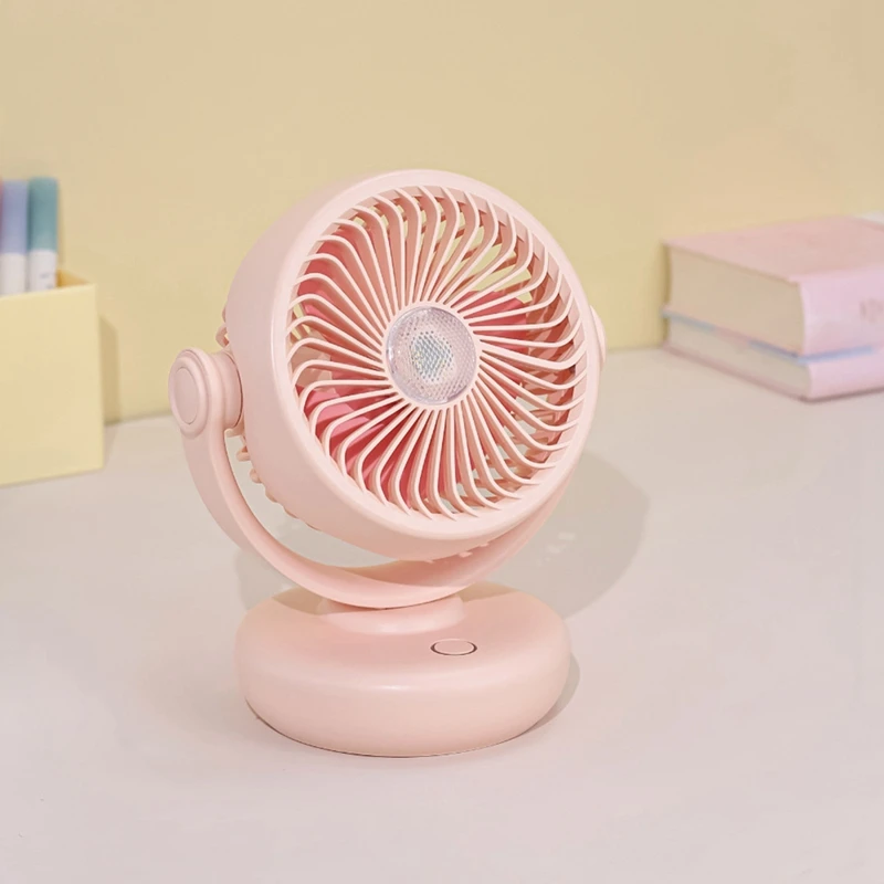 Home Office Camping Multi-Functional Portable Fan Night Lighting Can Be Hung With Three-Speed USB Fan