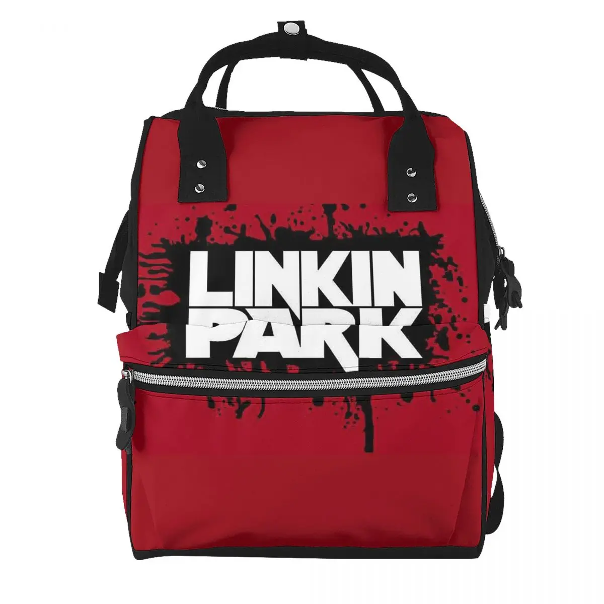 Linkin Park Band Student Backpack School Bag Hiking Travel Daypack for Men Women Bookbag Shoulder Bags