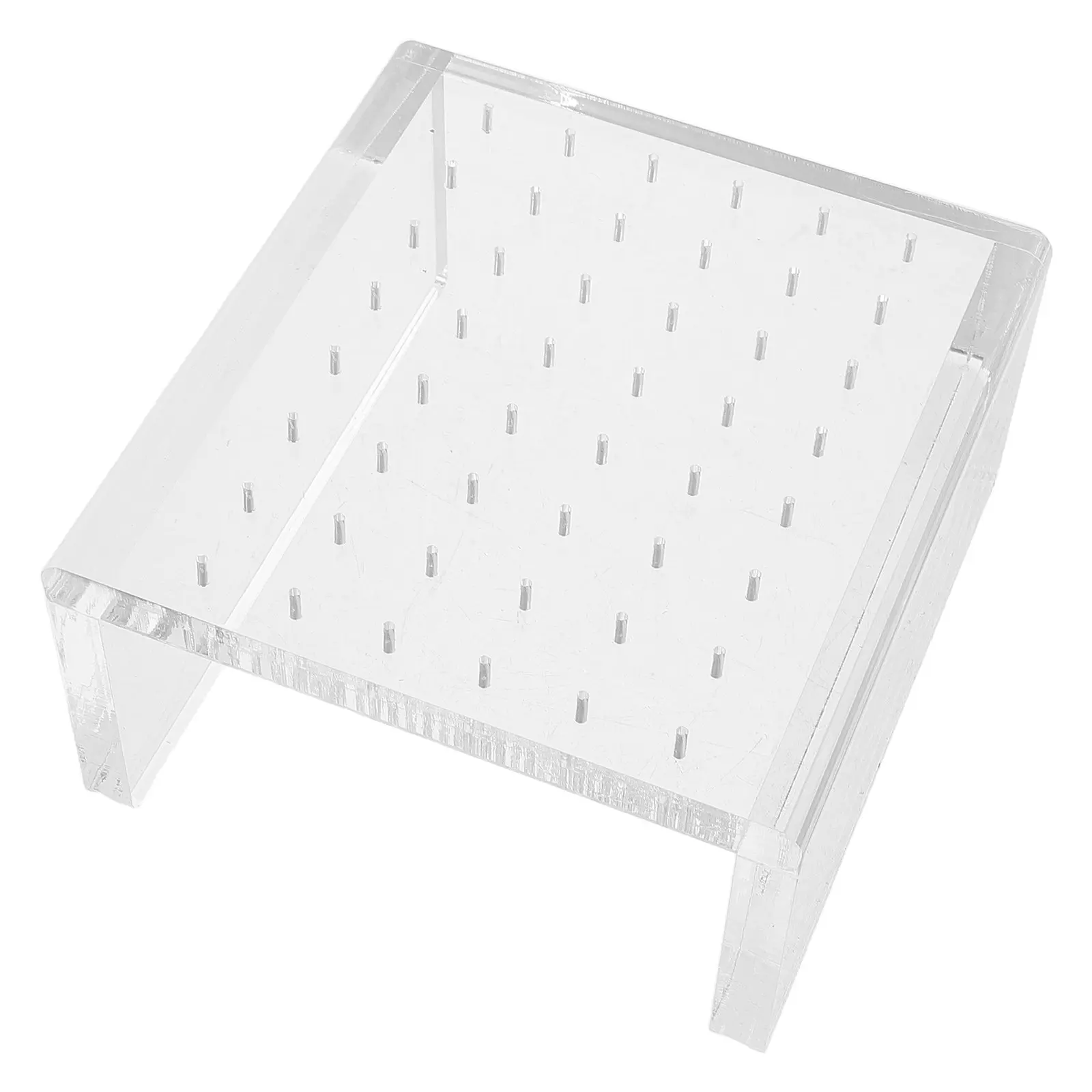 

Премиальная прозрачная акриловая подставка для серег, современный держатель для демонстрации ювелирных изделий, для серег-гвоздиков, украшений для губ и пирсинга, портативная.