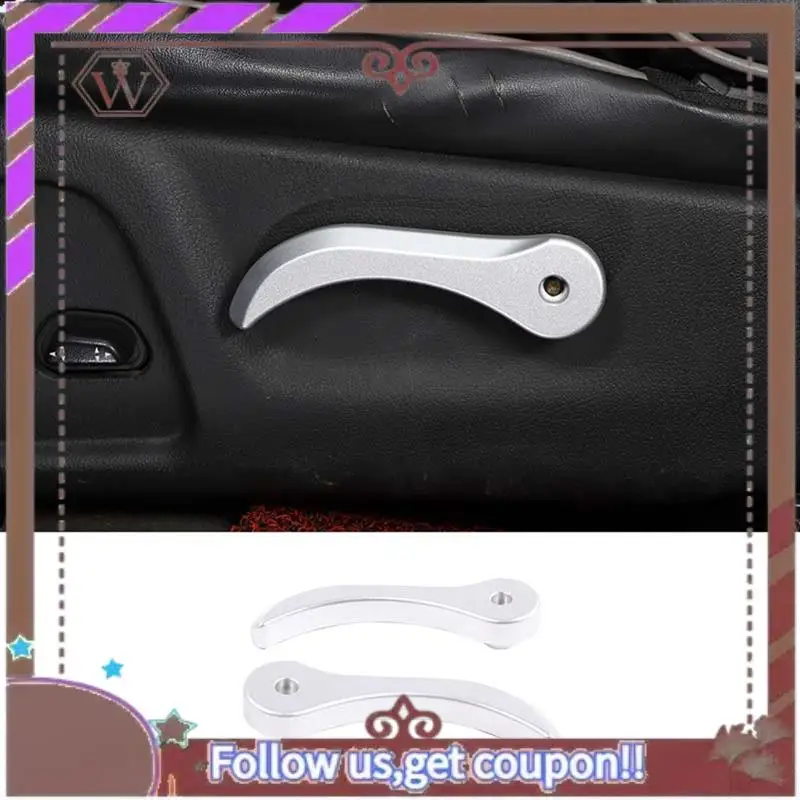 

A57E-For Hummer H3 2005-2009 Aluminum Alloy Car Front Seat Back Adjustment Cover Decorative Parts Accessories